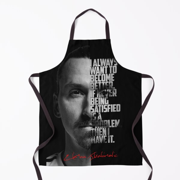 Item preview, Black and white Zlatan Ibrahimovic quote poster designed and sold by Enea Kelo.
