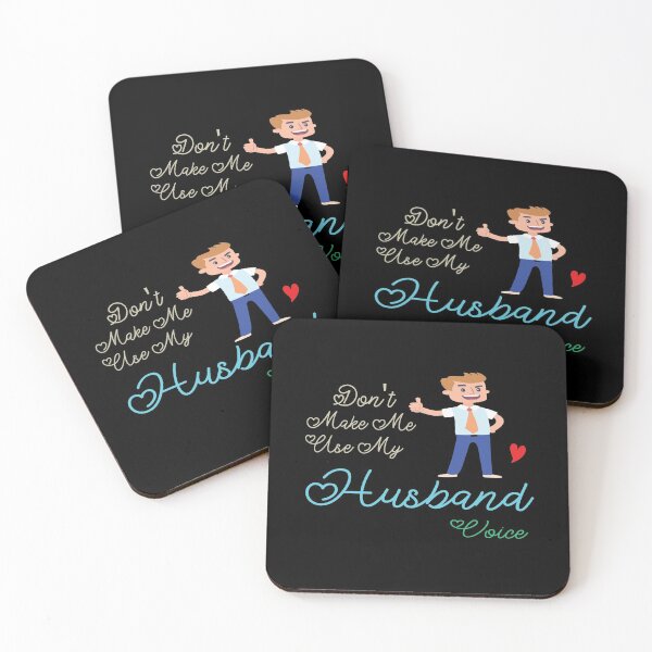 Item preview, Don't Make Me Use My Husband Voice, Cute Funny Gift Idea designed and sold by awesomedraw.