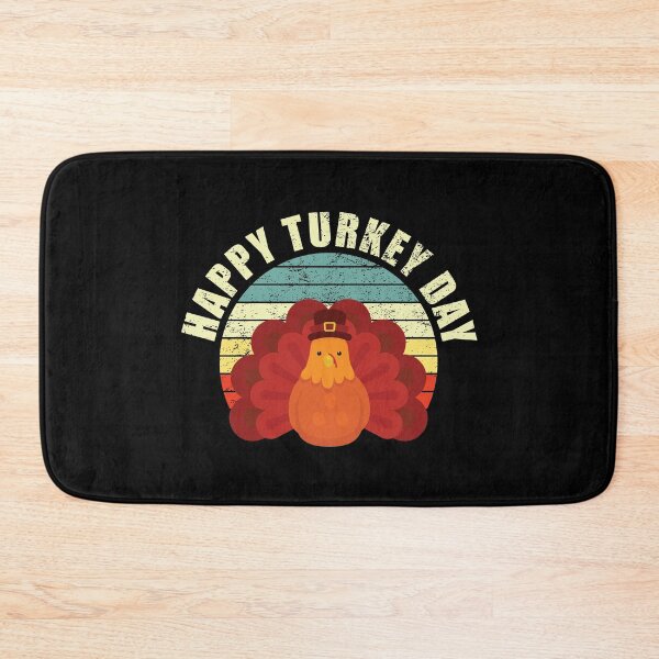 Item preview, Happy Turkey Day Cool Turkey Retro Thanksgiving designed and sold by TheMattDesigns.