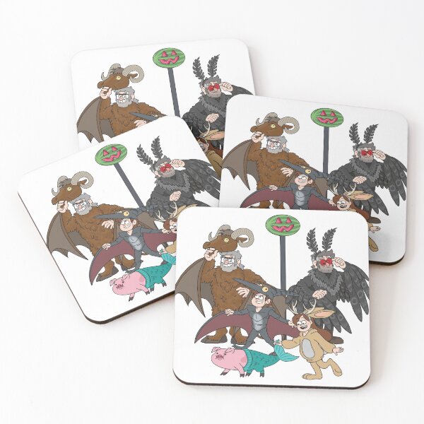Item preview, Summerween Pines Family Cryptids (transparent largest) designed and sold by Eregyrn.