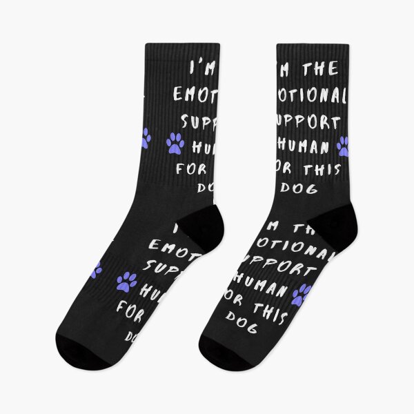 Item preview, I'm the emotional support human for this dog designed and sold by DesignsofNote.