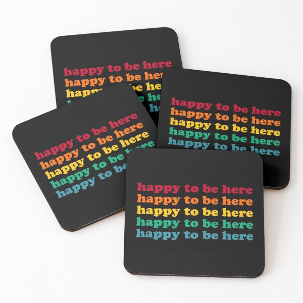 Item preview, Happy to be here designed and sold by likebakerdo.
