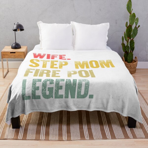 Item preview, Best Mother Women Funny Gift T Shirt Wife Step Mom Fire Poi Legend designed and sold by Bendthetrend.