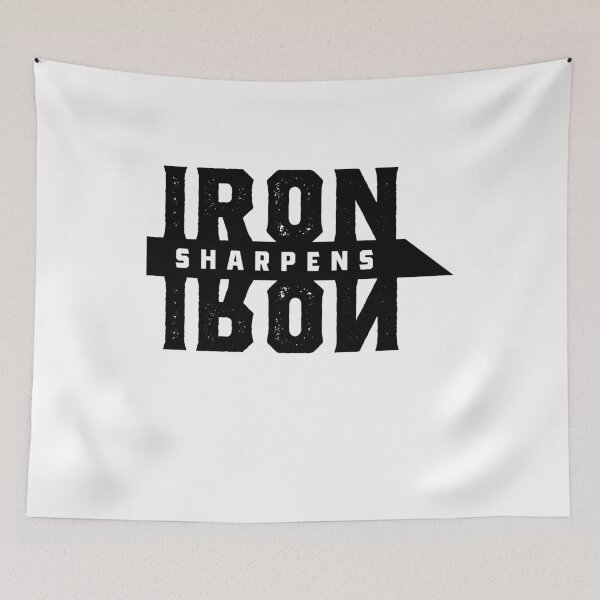 Item preview, Iron Sharpens Iron designed and sold by InkyPixelPrints.