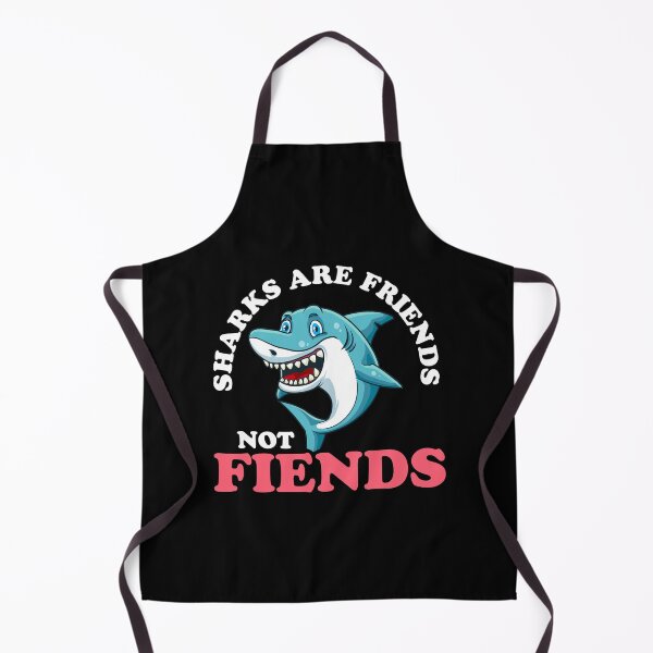 Item preview, Funny Sharks Are Friends Not Fiends Cute Shark Pun designed and sold by perfectpresents.