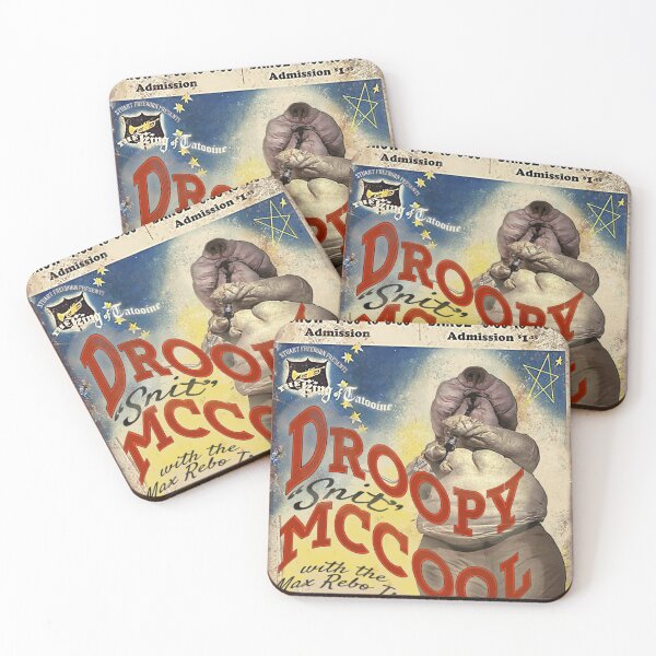 Item preview, Vintage Style Fan Art Droopy McCool Concert Poster designed and sold by FilmFit.
