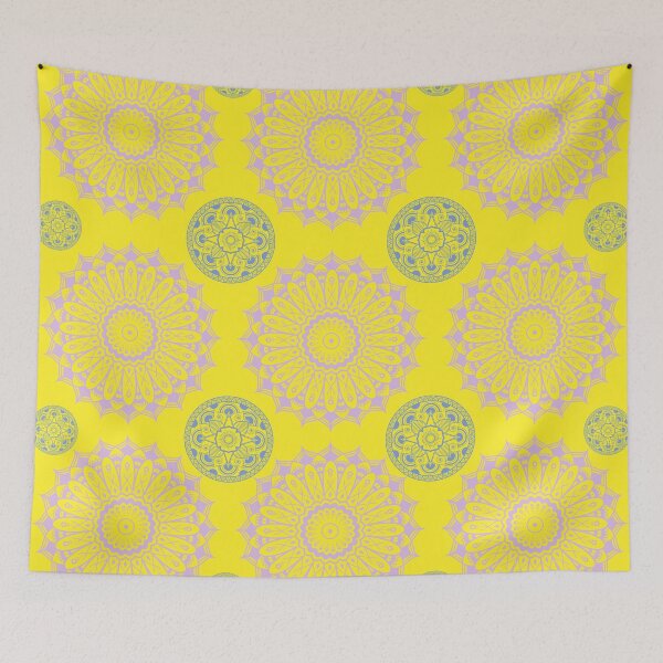 Item preview, Vibrant Purple and Blue Mandala Design designed and sold by SunfullyYours.