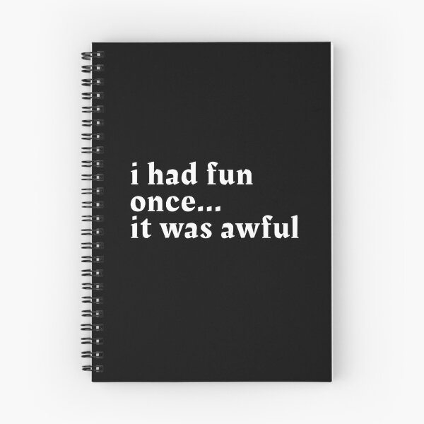Item preview, i had fun once it was awful, sarcastic sayings, sarcasm funny gifts designed and sold by Art Wear Nation.