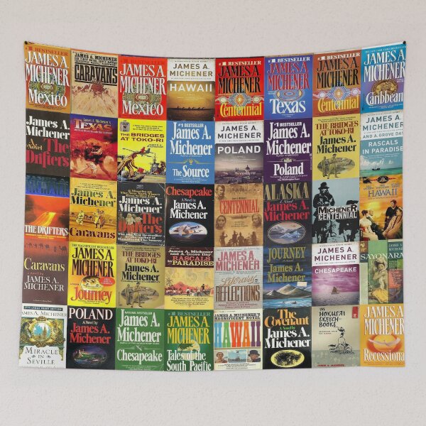 Item preview, James Michener Books designed and sold by Montage-Madness.