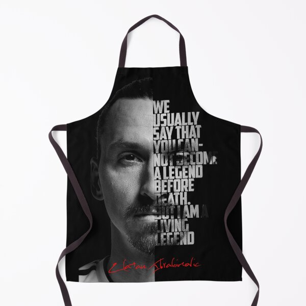 Item preview, Black and white Zlatan Ibrahimovic quote poster designed and sold by Enea Kelo.