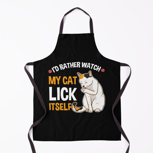 Item preview, Funny I'd Rather Watch My Cat Lick Itself Lover designed and sold by perfectpresents.