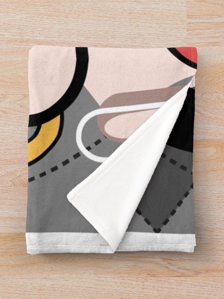 Thumbnail 3 of 6, Throw Blanket, Abstract POP Boop! designed and sold by Raul-Raziel.