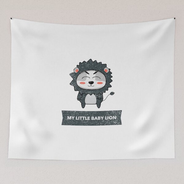 Item preview, My little baby lion- cute baby lion doggy- graphic design designed and sold by josephsteez.