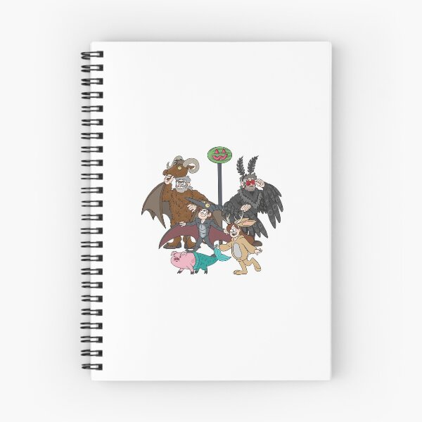 Item preview, Summerween Pines Family Cryptids (transparent small) designed and sold by Eregyrn.