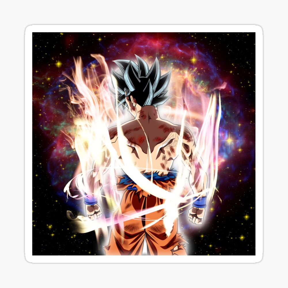 Dragon Ball Super Goku Ultra Instinct Final Form Poster By Maystro Design Redbubble