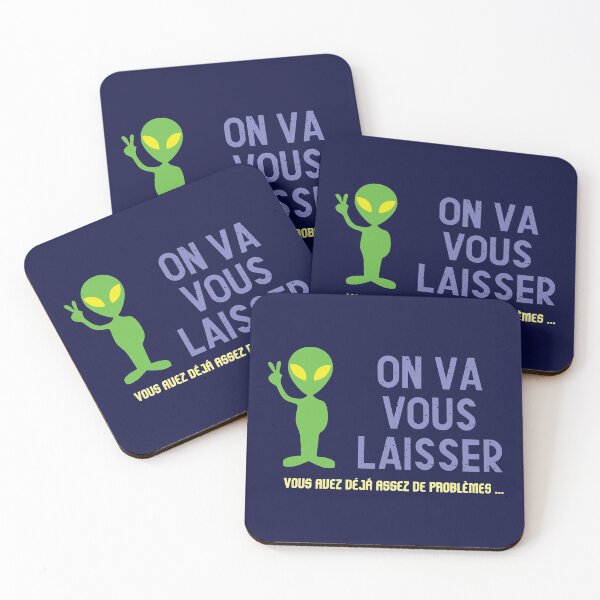 Item preview, Alien will leave us, enough problems - Humor Message designed and sold by rubislys.