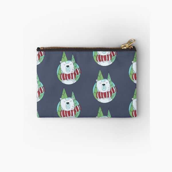 Item preview, Christmas Polar Bear with Scarf & Trees designed and sold by SLAG-Creative.