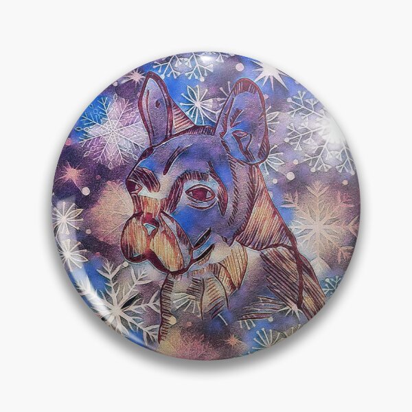 Item preview, English Bulldog Merry Christmas designed and sold by umfhn.