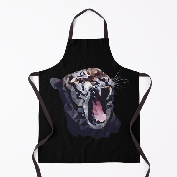 Item preview, Growling Tiger Poly Art Dark Background designed and sold by StellarTatter.