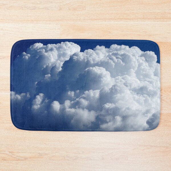 Item preview, Fluffy White Clouds Floating in the Blue Sky designed and sold by ALEX PHOTO DREAMS.