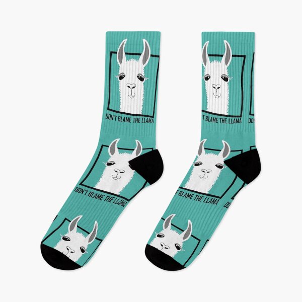 Item preview, DON'T BLAME THE LLAMA designed and sold by Jean Gregory Evans.