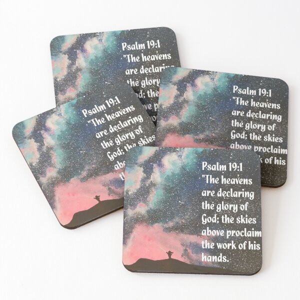 Item preview, Milky Way Galaxy with a Bible Message - Acrylic Painting designed and sold by fsultesart.