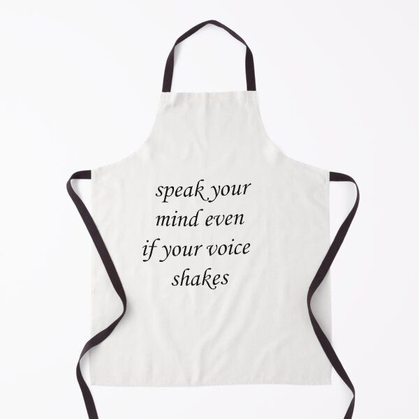 Item preview,   speak your mind even if your voice shakes, autumn 202X designed and sold by HananDesign13.