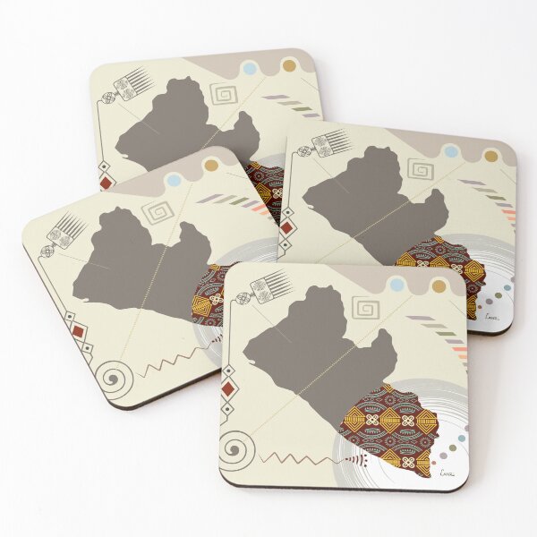 Item preview, Liberia Stylized designed and sold by lanrestudio.