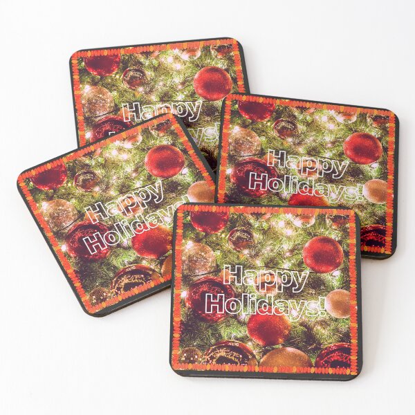 Item preview, Ribbon Happy Holidays  Artwork  designed and sold by AyeAyeBeans.