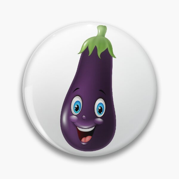 Item preview, Cute Eggplant Smiling  designed and sold by BonsaiCrafts.