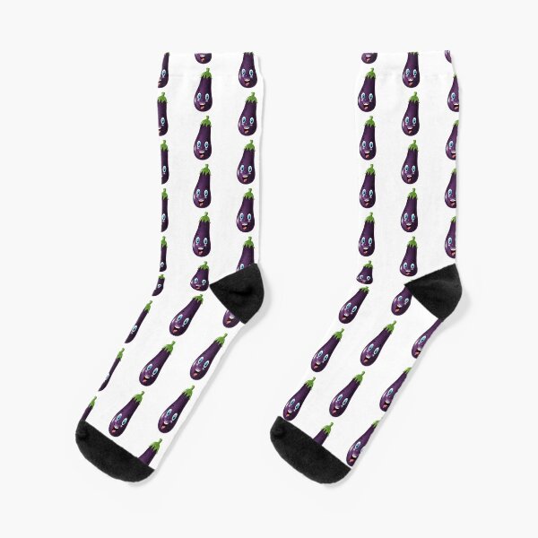 Dog Eggplant Socks | Redbubble