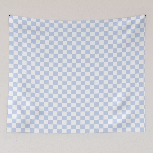Item preview, Pastel Blue Checkered Print   designed and sold by DesignStory.