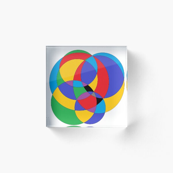 Circle - 2D shape Acrylic Block