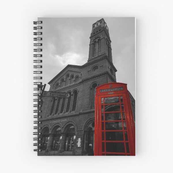 Item preview, London Westminster Chapel Red Telephone Box designed and sold by Rebecca Angele.