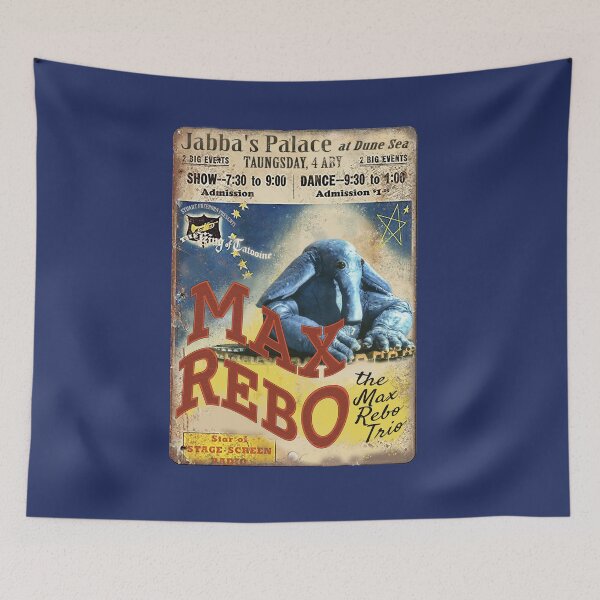 Item preview, Vintage Style Fan Art Max Rebo Concert Poster designed and sold by FilmFit.