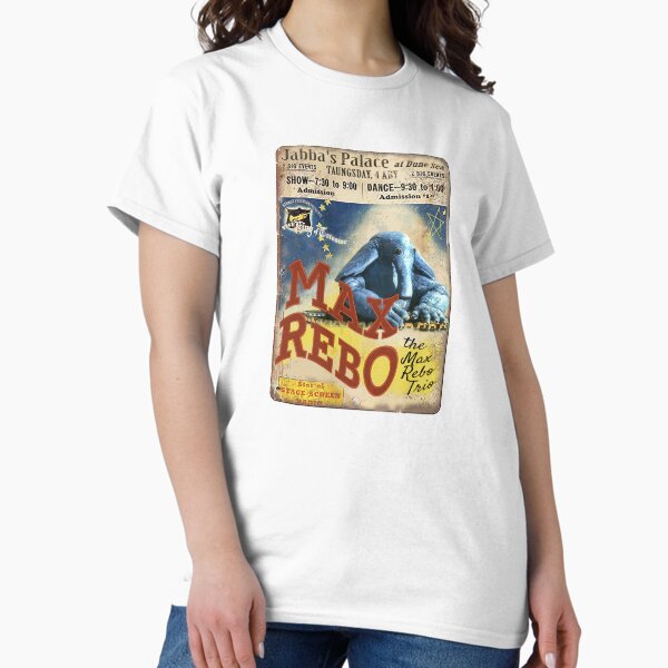 Vista previa del artículo con la obra «Cartel de concierto de Fan Art Max Rebo de estilo vintage», diseñado y vendido por FilmFit.