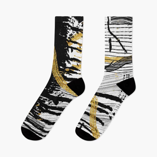 Item preview, Gold and Black Threads Abstract Art Design designed and sold by NancyMerkle.