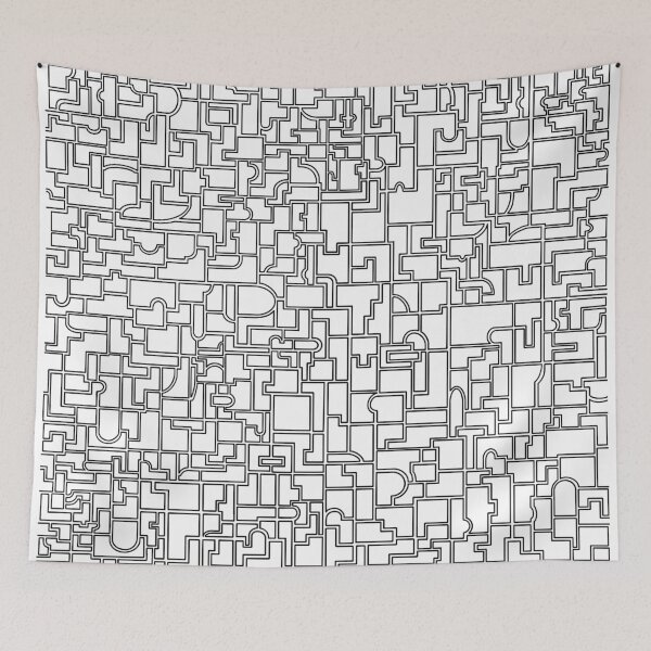 Item preview, Random Square Doodles designed and sold by Andrew Helliwell.