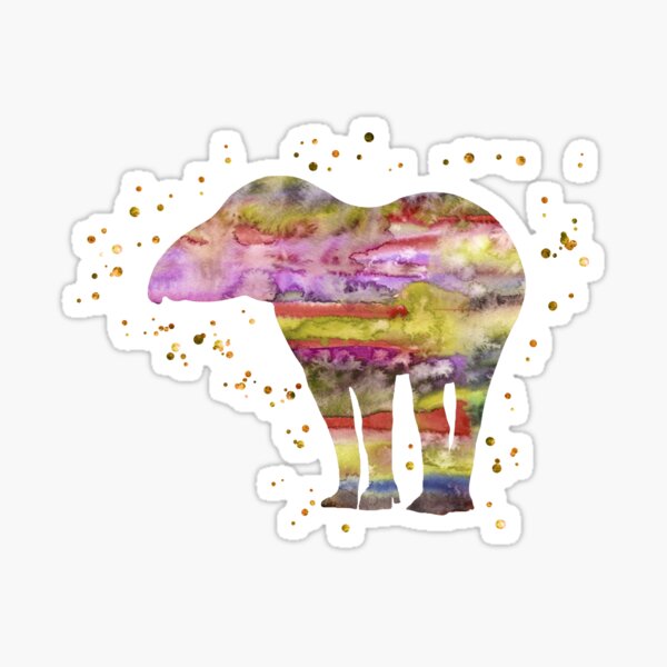 Vista previa del artículo con la obra «Tapir», diseñado y vendido por Rosaliartbook.
