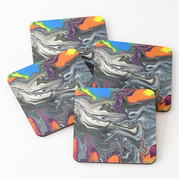 Item preview, Contrast Study acrylic abstract painting designed and sold by Color Splash Gallery.