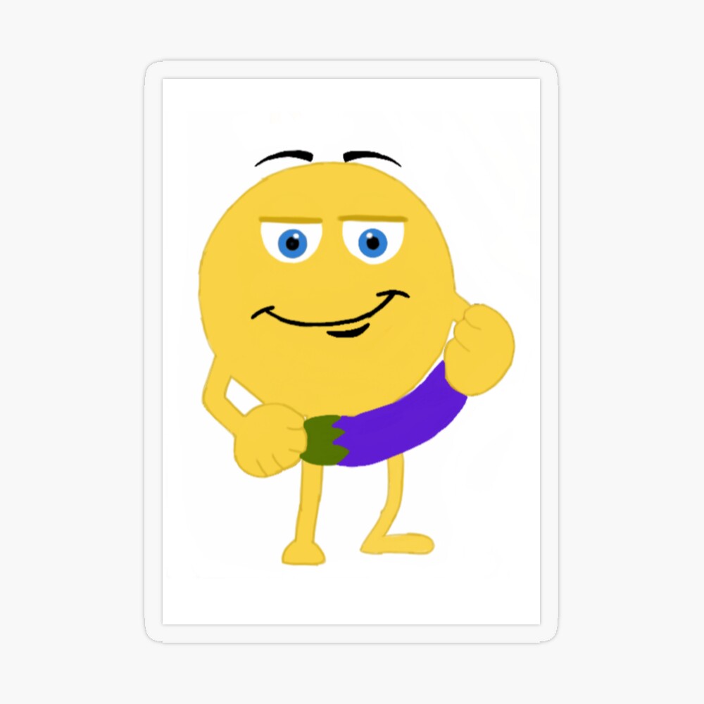 Unschuldiges Emoji | Grußkarte