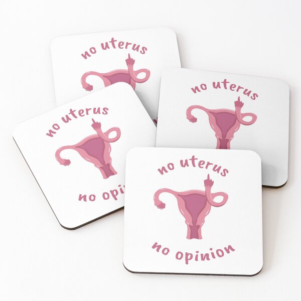 Item preview, No Uterus No Opinion Middle Finger designed and sold by empowered-gal.