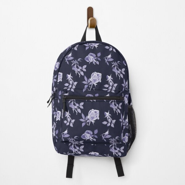 Item preview, Blue roses on dark blue designed and sold by Flowersforbear.