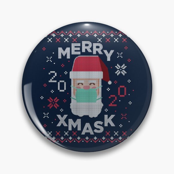 Artikelvorschau, Frohe Xmask 2020 - Santa tragende Maske entworfen und verkauft von elijohn23.