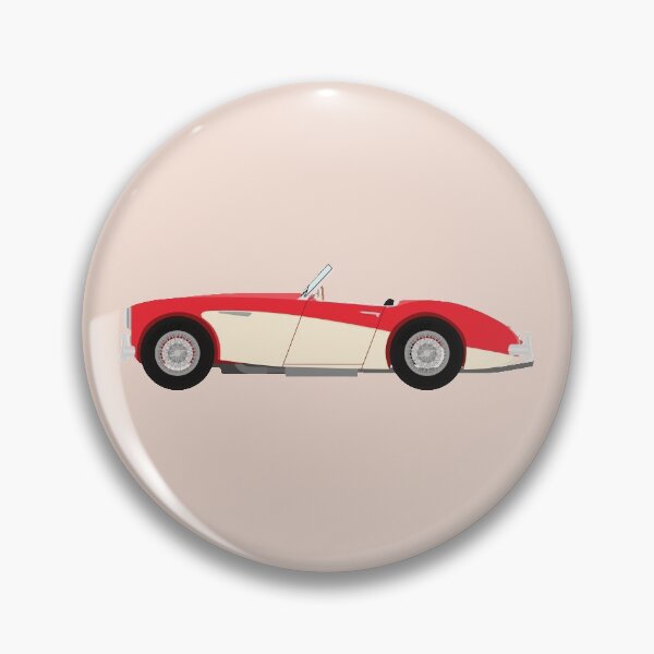 Item preview, Austin Healey 100/6 Sports Classic Car (Red & Cream) designed and sold by JHMimaging.