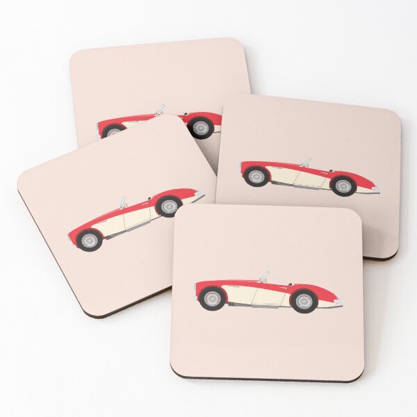 Item preview, Austin Healey 100/6 Sports Classic Car (Red & Cream) designed and sold by JHMimaging.