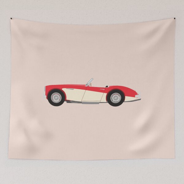 Item preview, Austin Healey 100/6 Sports Classic Car (Red & Cream) designed and sold by JHMimaging.