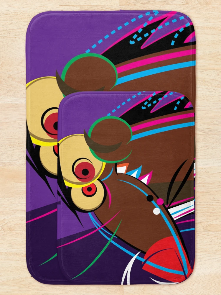 Thumbnail 5 of 6, Bath Mat, Dag! designed and sold by Raul-Raziel.