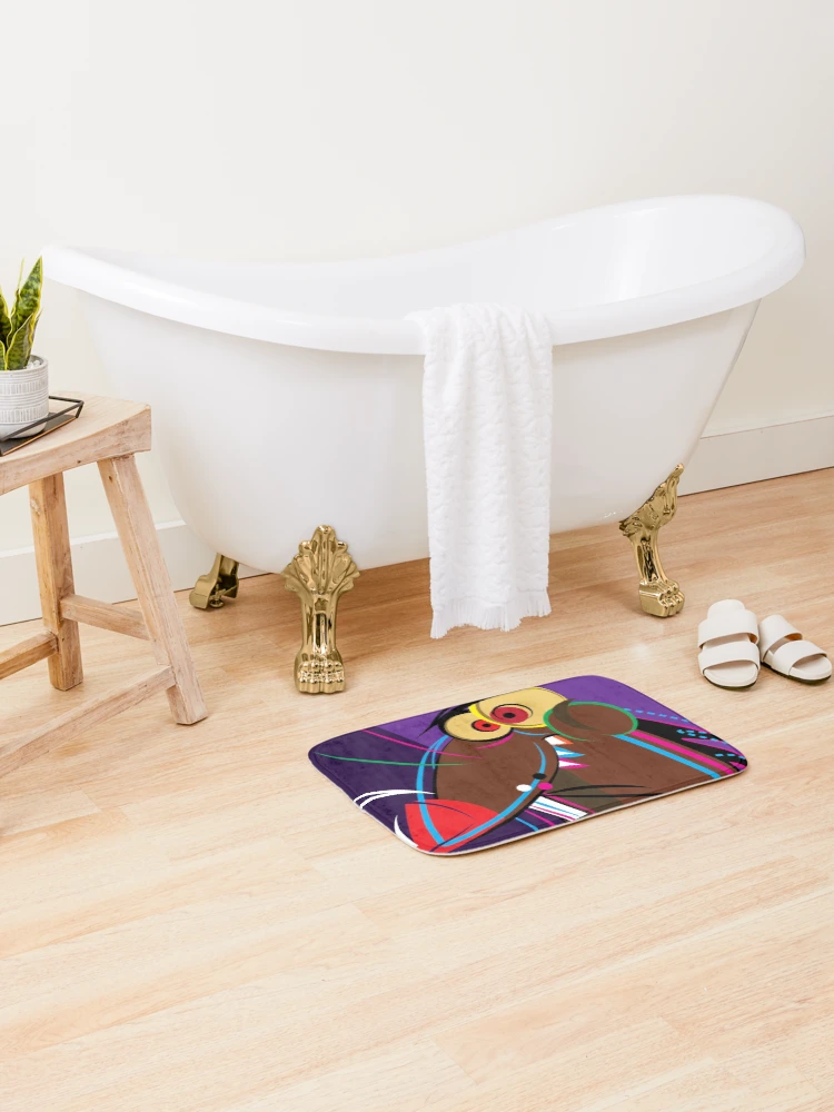 Thumbnail 2 of 6, Bath Mat, Dag! designed and sold by Raul-Raziel.