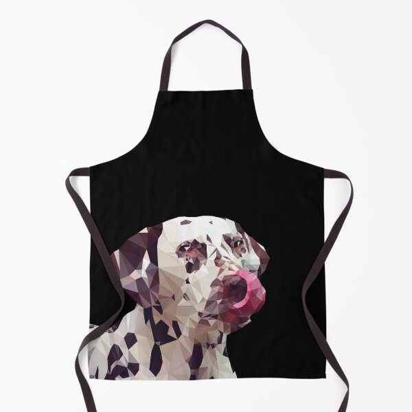 Item preview, Dalmatian Dog Licking Face Poly Art designed and sold by StellarTatter.